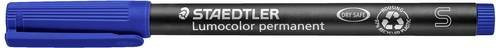 Staedtler Lumocolor permanent S DRY SAFE 313-3 Permanentmarker Blau wasserfest - Bild 1