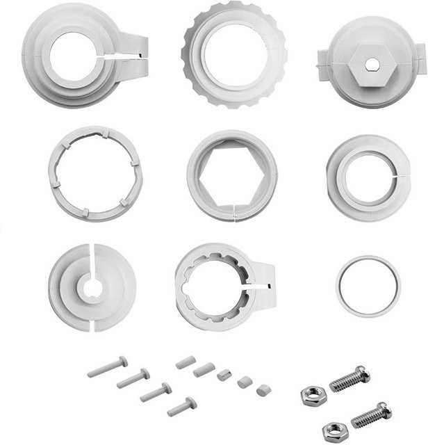 Skillful Hand Smart For Temperaturventil-Adapterstecker für TRV-Heizkörperventile M30 x 1,5 in Grau - Bild 1