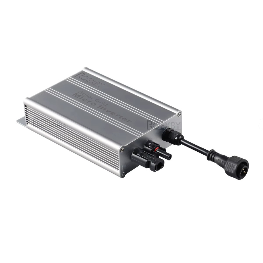 ROEXBY MPPT Solar-Netzwechselrichter Mikro-Wechselrichter-System DC zu AC Ausgang 120V/230V in Silber - Bild 2