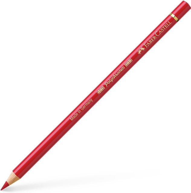 Faber Castell Polychromos Profi-Farbstift in Tiefrot - Bild 1