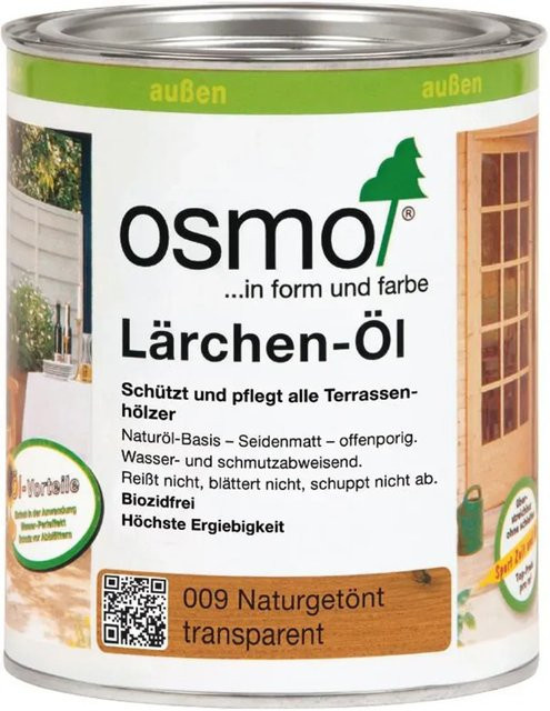 Osmo Holzöl Spezial Lärche transparent satinmatt mit UV-Schutz und Wasserabweisung 0,75 l - Bild 1