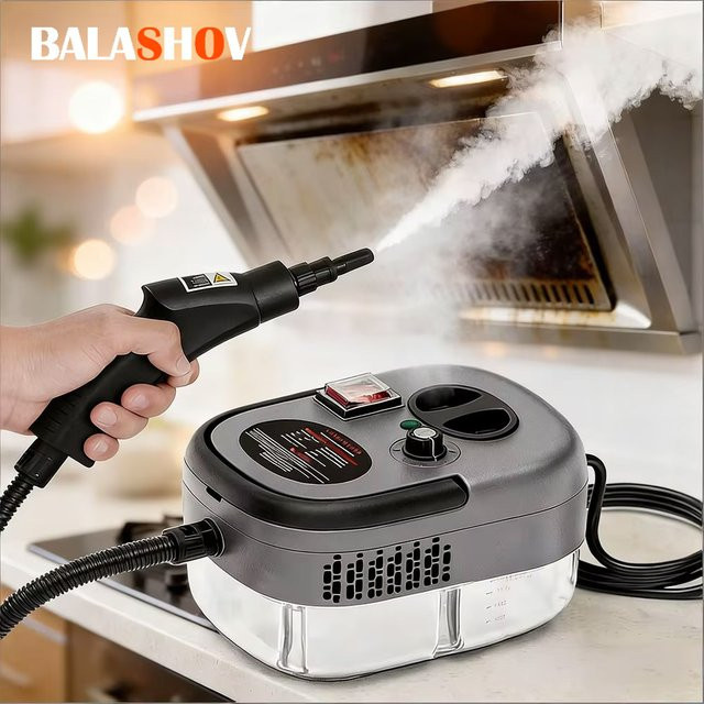 BALASHOV Handheld Dampfreiniger mit 1500W Leistung in Blau - Bild 1