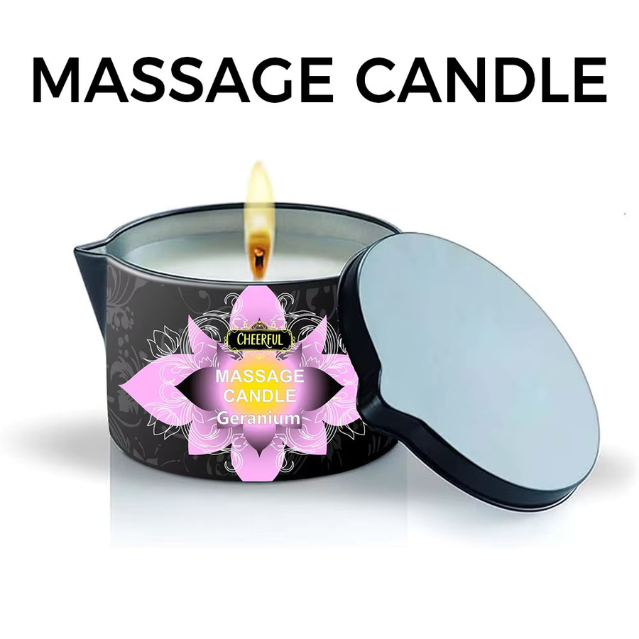 EVODUCK Geranium Massage-Ölkerze, 59 ml, Körpermassagekerze - Bild 7