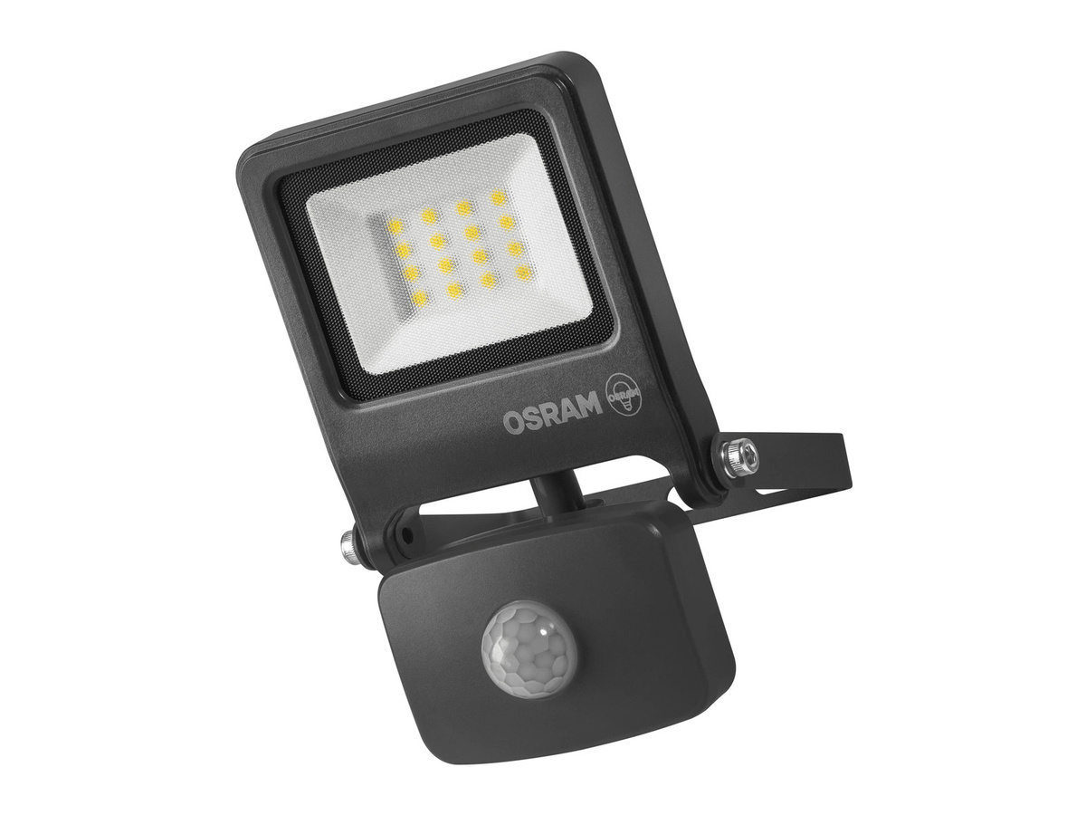 Osram Endura Flood Sensor LED-Außenstrahler mit Bewegungsmelder und Dämmerungssensor, 10 W, Dunkelgrau - Bild 2
