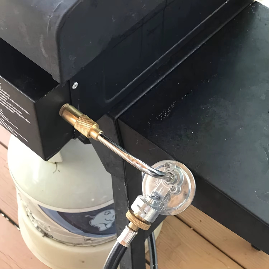 Char-Broil Propan-Adapter-Schlauch mit Gasregler als Ersatz für Blackstone 17 Zoll und 22 Zoll Tischgrillplatten sowie CharBroil 19952, Länge: 183 cm - Bild 2