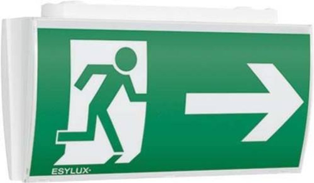 ESYLUX Notleuchte EKW 4W LED in Weiß mit wiederaufladbarem Akku - Bild 2