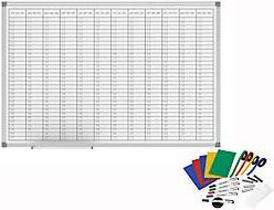 MAULoffice Jahreplaner mit Zubehör in Weiß, B: 90 cm x H: 60 cm - Bild 1