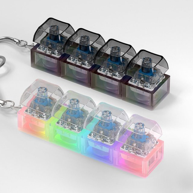 Venit Keys LED-Tastatur-Schlüsselanhänger, Fidget-Spielzeug, Unisex - Bild 1
