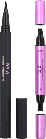 Kaja WinkStamp Wing Eyeliner Stift und Stempel, Tintenschwarz, 2 Stk.