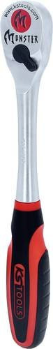 KS Tools Monster Umschaltknarre 1/2 Zoll aus Chrom Vanadium, Silber, Länge: 27,5 cm - Bild 1