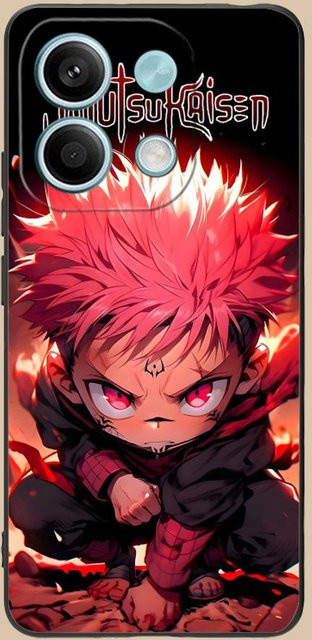 Jujutsu Kaisen Sukuna Handyhülle für Xiaomi 15 14 13 12 Mi 11 T Ultra Lite Pro S X 5G mit Farbdruck in Multicolour - Bild 1