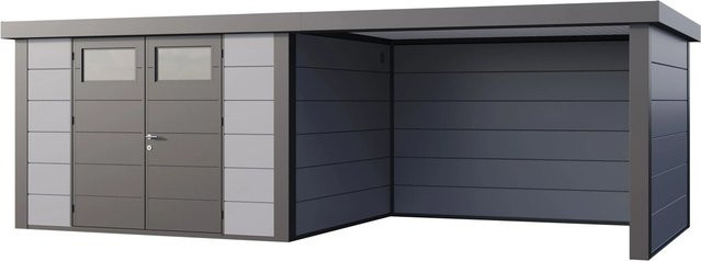 Telluria Gerätehaus Classico in Grau mit Lounge L, B/H/T: 692 x 219 x 318 cm - Bild 1