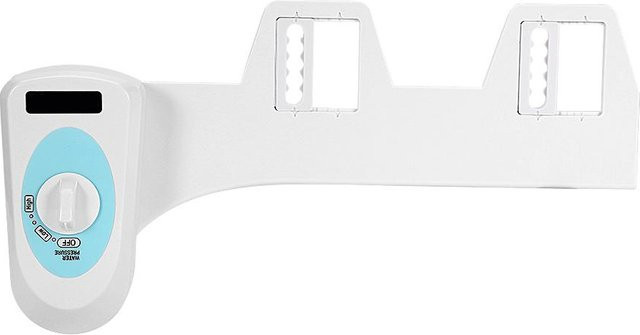 mfySpace WC Bidet Dusche für die Intimpflege mit einstellbarem Wasserdruck in Weiß Matt - Bild 1