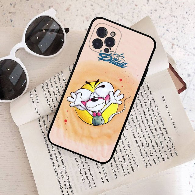 Diddl Cartoon Handyhülle für iPhone 15 16 17 Pro Max Plus Multicolor - Bild 1