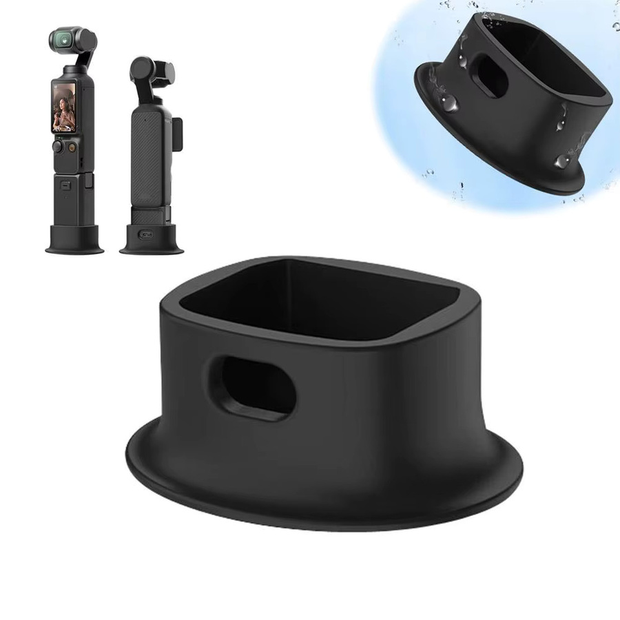 Rutschfeste Silikon-Desktop-Basis für DJI Osmo Pocket 4 und DJI Osmo Pocket 3 in Schwarz - Bild 3