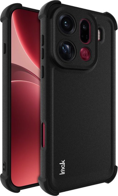 IMAK Stoßfeste Schutzhülle mit Objektiv-Kameraschutz für OPPO Find X9 Pro 5G in Schwarz - Bild 1