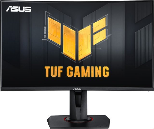 ASUS TUF Gaming VG27VQM Curved Gaming Monitor, 27 Zoll, Full HD, 240Hz, 1ms, VA, Schwarz - Bild 1