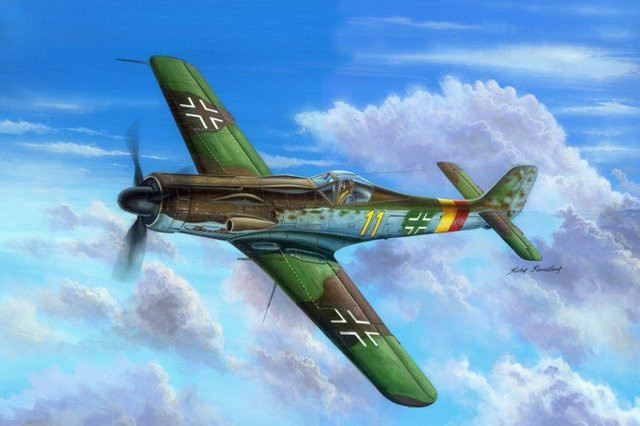 HobbyBoss Ta 152 C-11, Fahrzeug, 1:48, Grün - Bild 1