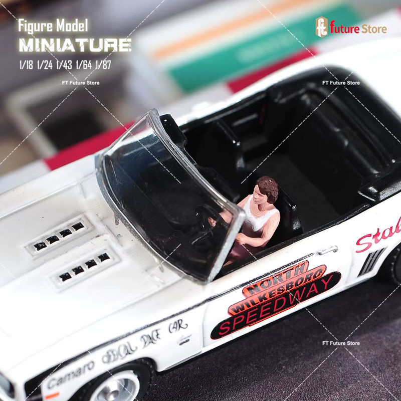 MAK Miniatur Fahrer Figuren für Modellbau und Fahrzeug-Szenen, mehrfarbig, Kunststoff - Bild 3