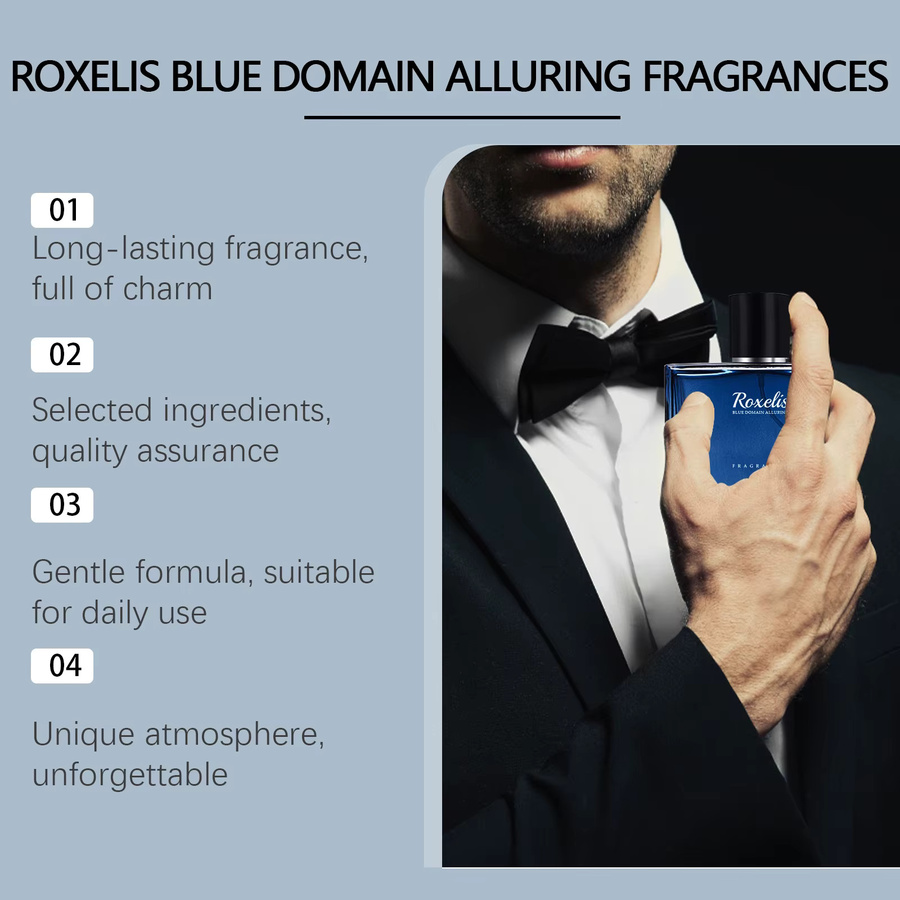 Roxelis Blue Domain Eau de Cologne, 50 ml, Herren - Bild 3