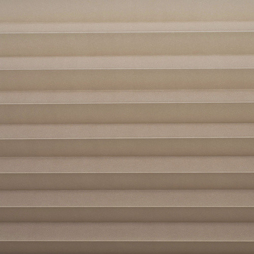LIEDECO Klemmfix Plissee in Braun, halbtransparent, Polyester, Breite: 130 cm, Höhe: 50 cm - Bild 2