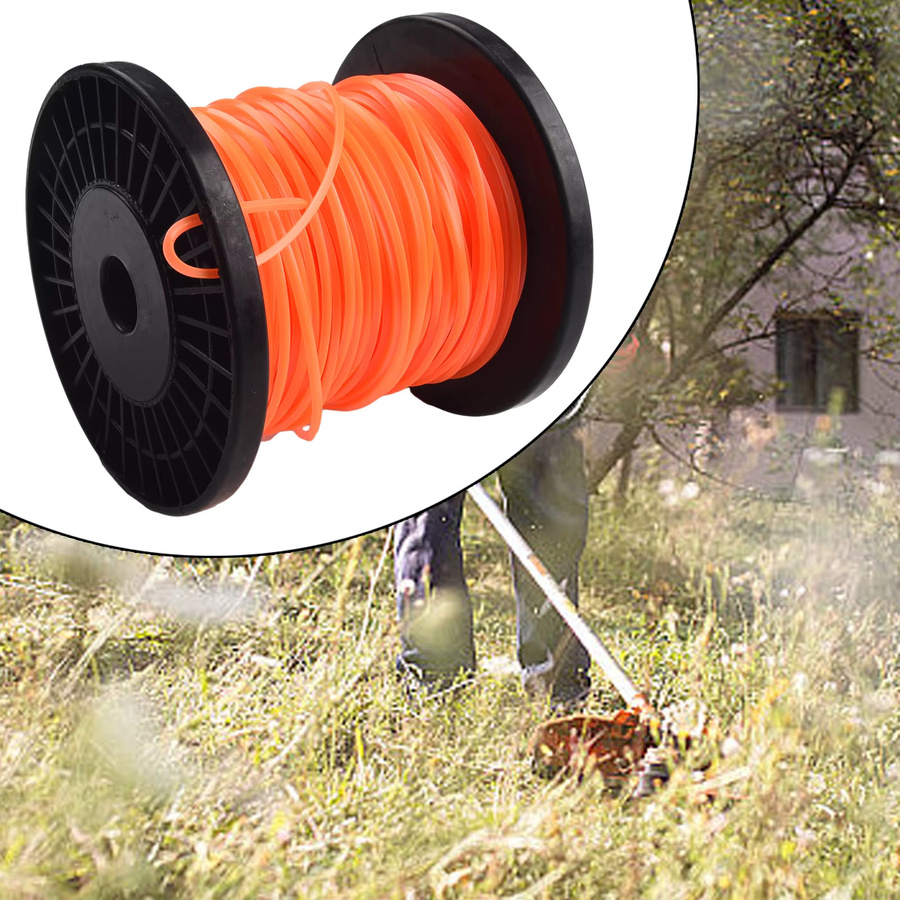 DAZZLEEX Trimmerdraht Orange Rund für Stihl Rasentrimmer und Bürstenmäher - Bild 3