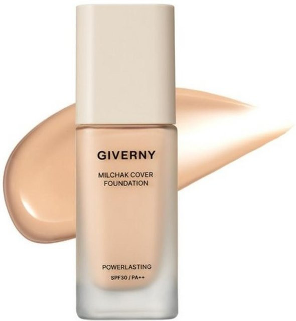 Giverny Milchak Foundation, No.23 Medium Beige, Satin, 30 ml - Bild 1