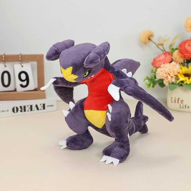 DUODUOBAO Pokémon Glurak-Plüschtier, Lila, Stehender Garchomp - Bild 1