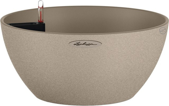 Lechuza Pflanzgefäß Cubeto Stone Sandbeige Durchmesser: 40 cm - Bild 1