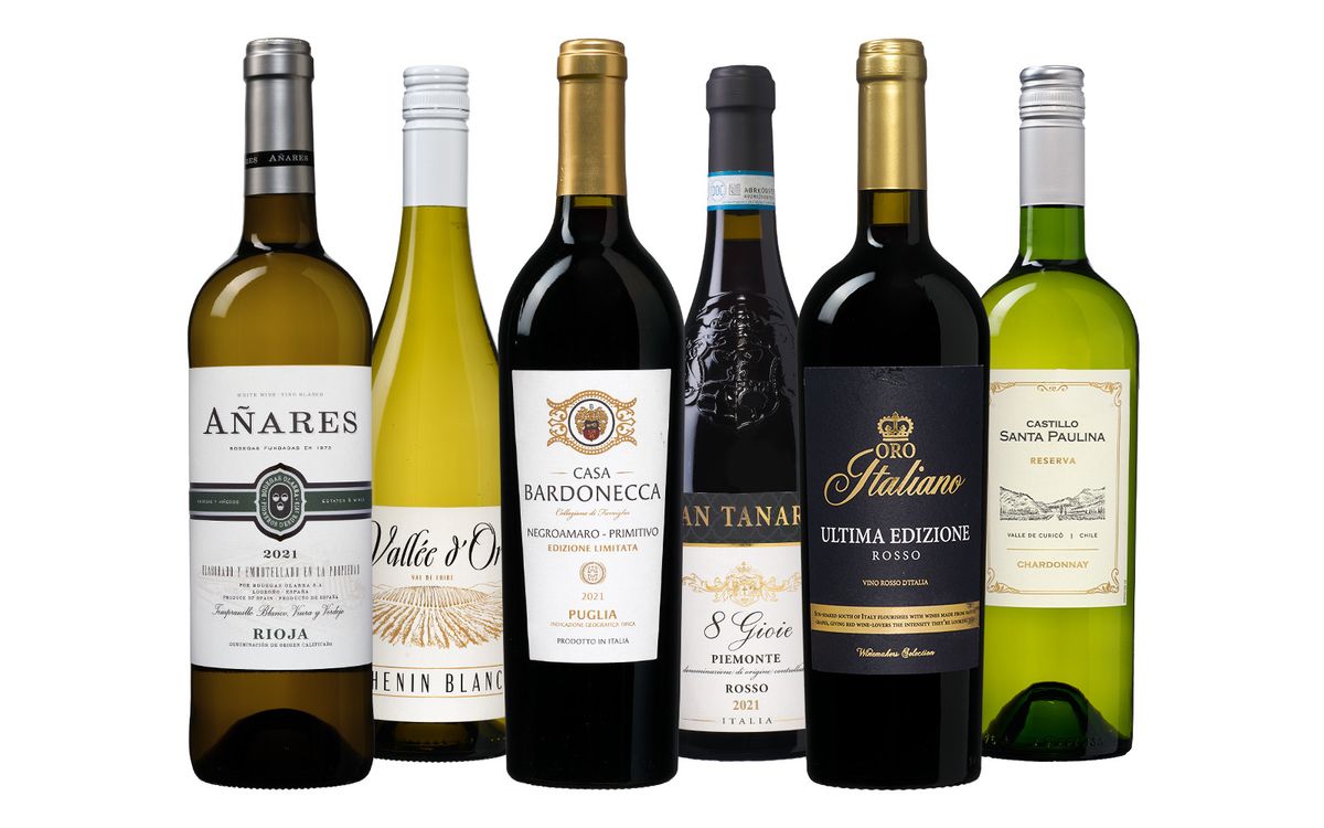 dieweinboerse.de Wein-Paket Satt, verschiedene Herkunft, 0,75 l - Bild 2