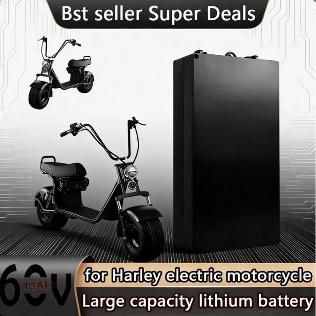 Wasserdichter 60V 30Ah 18650 Lithium-Ionen-Akku in Schwarz für 1000W Elektrofahrräder, Roller und Motorräder - Bild 1