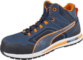 Puma Safety Schnürstiefel aus Funktionsleder und Textil in Blau, Größe 47, Schutzklasse S3 nach EN ISO 20345 - Bild 1
