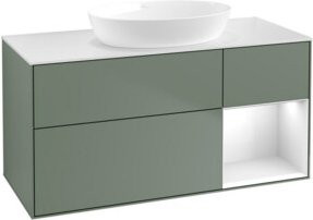 V&B Waschtischunterschrank Finion in Weiß lackiert, Breite: 120 cm, Tiefe: 50,1 cm, Höhe: 50,1 cm - Bild 1