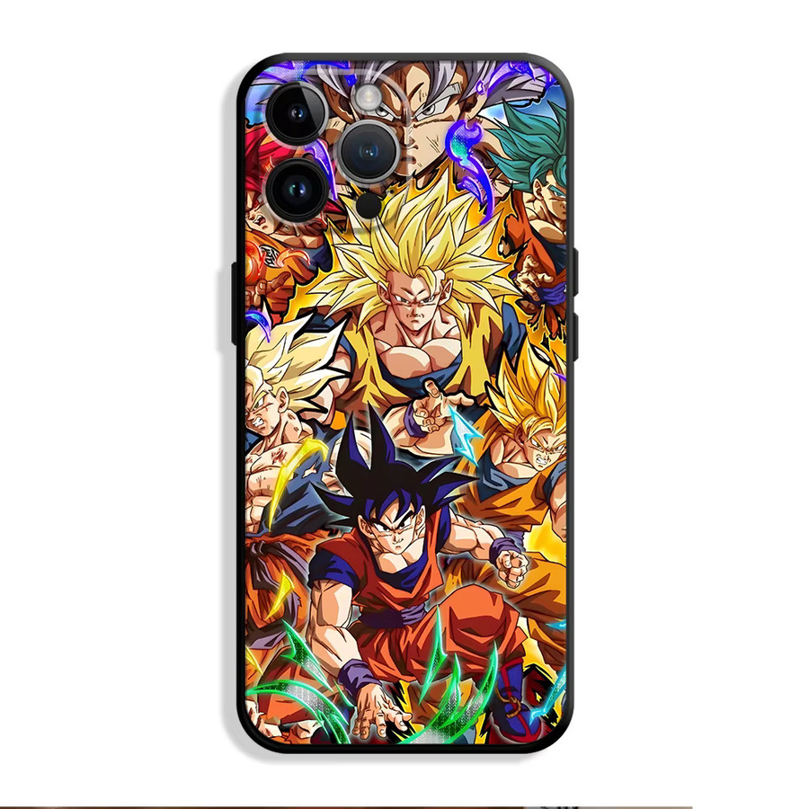 Dragon Ball Goku Vegeta Handyhülle für Apple iPhone 17 16 15 14 13 12 11 Pro Max Plus XR XS 7 8 in Schwarz - Bild 7