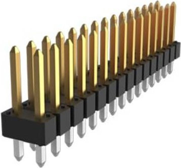 Amphenol Stiftleiste Standard 77313-818-16LF in Gold - Bild 1