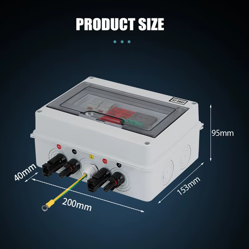 XIONGISOLAR PV-Kombinatorbox 600V mit 1-in-1-out DC, MCB und SPD zum Schutz deiner Photovoltaik-Anlage - Bild 3