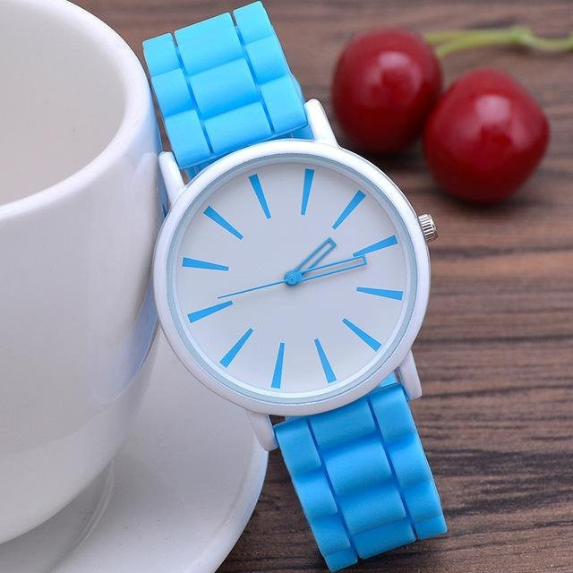 UTHAI Armbanduhr Quarz, Silikon, Weiß, Damen - Bild 1