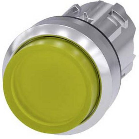 Siemens Leuchtdrucktaster Gelb IP69K Durchmesser: 29,5 mm, Höhe: 29,5 mm - Bild 1