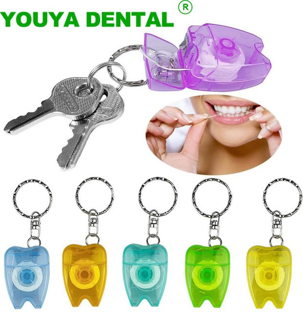 YOUYA DENTAL Zahnseide Zahnstocher, 30 Stück, 15m, Tragbar - Bild 1