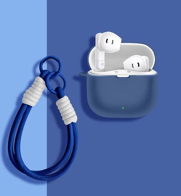 Baseus Bass BS2 Lite Silikon Schutzhülle für Bluetooth Kopfhörer in Blau oder Grün - Bild 1