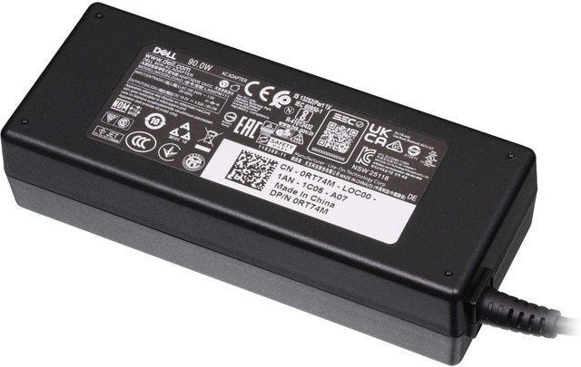 Dell AC Adapter 90W in Schwarz mit Barrel-Plug (C4GCX) - Bild 1