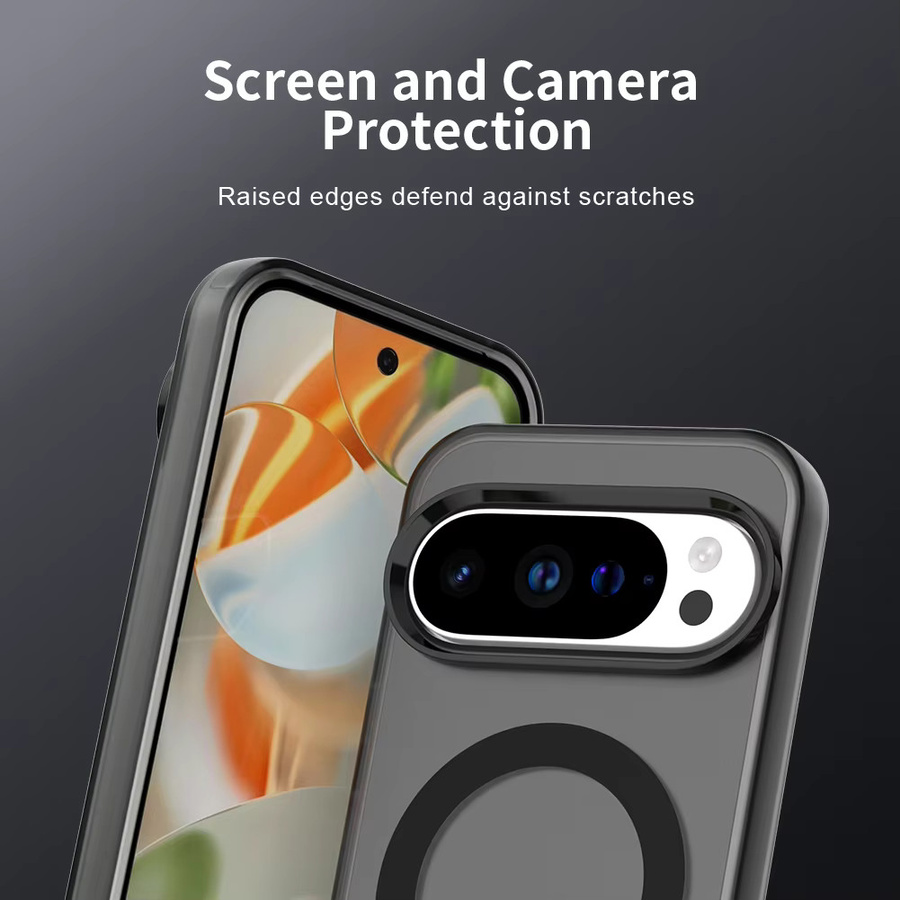 Magnetische transparente Handyhülle mit kabellosem Laden für Google Pixel 9 10 Pro XL 9A 8A 8Pro 9Pro in Candy Farben - Bild 5