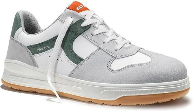 Elten Sicherheitshalbschuh Rosario XXST White Green Low ESD S1P aus Leder in Größe 39 - Bild 1
