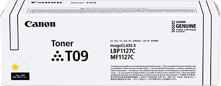 Canon T09 Tonerpatrone Gelb für i-SENSYS X C1127i, X C1127iF und X C1127P - Bild 1