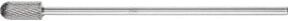 PFERD Hartmetall Frässtift Walzenrund WRC universal mittel silber Ø 12 x 25 mm, Schaft-Ø 6 x 150 mm - Bild 1