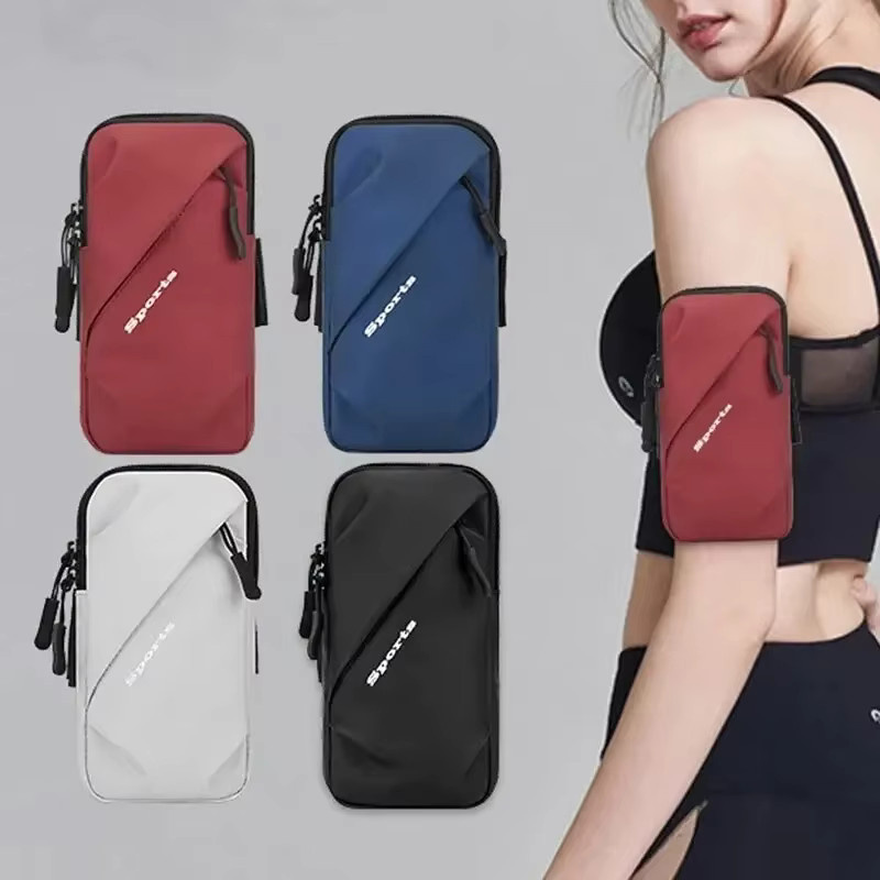 OFFBONDAGE Wasserdichte Lauf-Armtasche in Schwarz für iPhone und Samsung als universelles Sportarmband und Jogging-Handyhalter - Bild 5