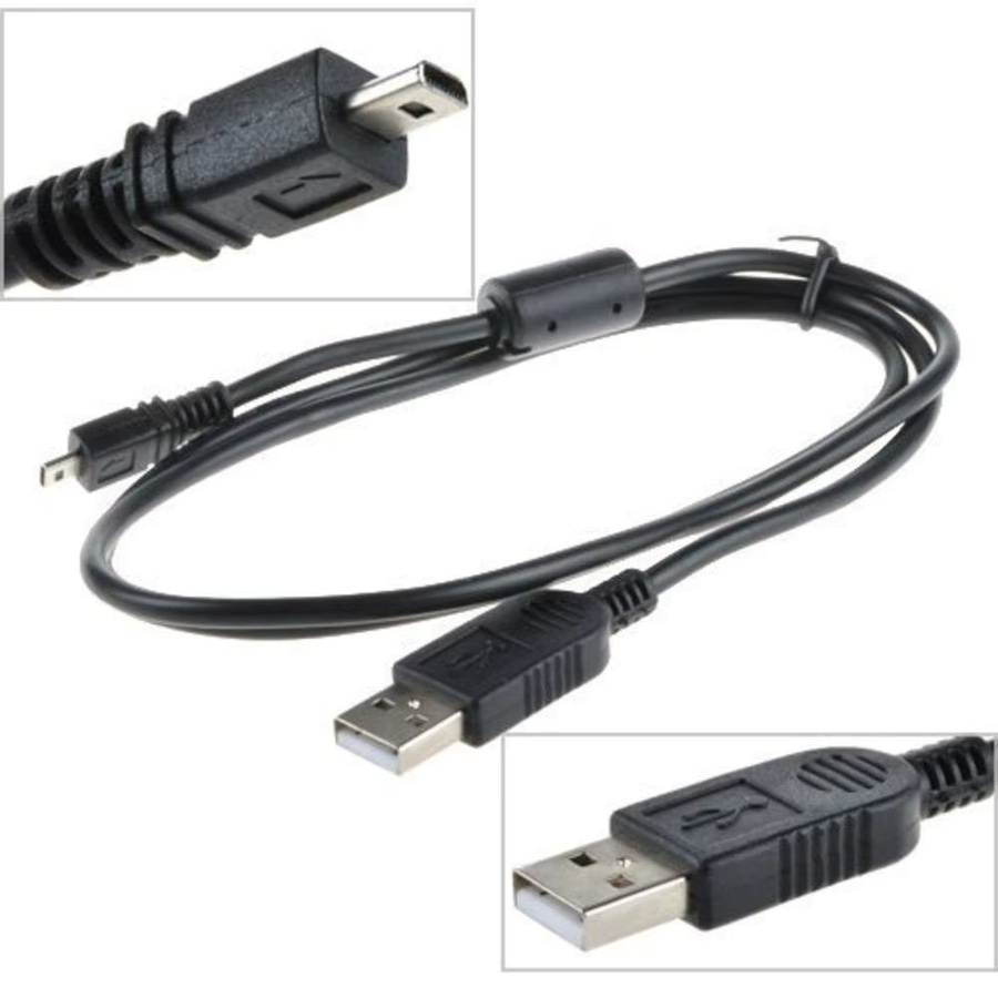 Sony USB-Ladekabel für CYBERSHOT DSC-W800 und DSC-W810 Digitalkameras, Schwarz - Bild 3
