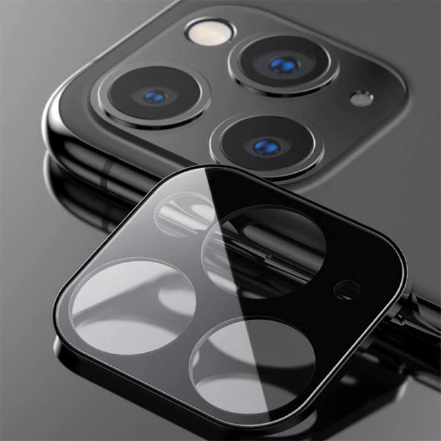 Kameraobjektivschutz Glasfolie für iPhone 16 Pro Max, transparent - Bild 1