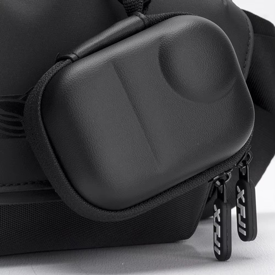 Insta360 Aufbewahrungstasche in Schwarz mit praktischem Hakendesign und Reißverschluss - Bild 4