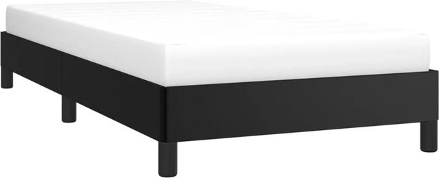 vidaXL Polsterbett aus Kunstleder in Schwarz, B/T/H: 80 x 200 x 103 cm - Bild 1